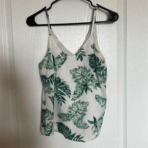 Teen and white tank size small